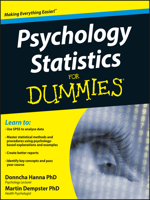 Title details for Psychology Statistics For Dummies by Donncha Hanna - Available